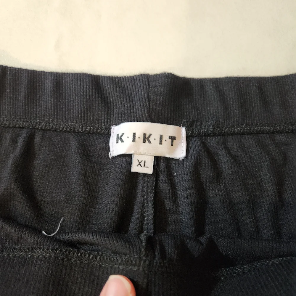 Women's Kikit Black Knit Lounge‎ Pants Size XL
